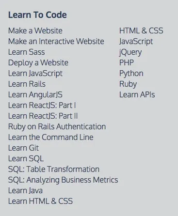 Websites zum Programmieren lernen müssen stets die Kurse erweitern