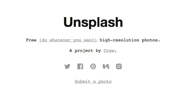 Die lizenfreien Fotos von Unsplash gibt es auf der Website und regelmäßig als Newsletter