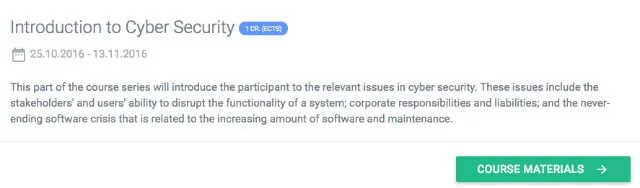Ein Kapitel des Cyber Security MOOC