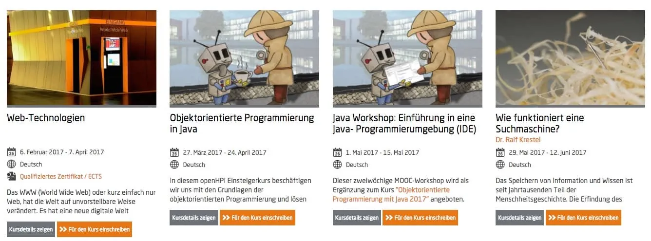 weiterbilden durch videos durch das openhpi