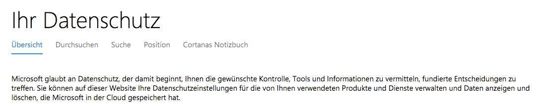 Die Windows 10 Privatsphäre Einstellungen sollen mit dem Privacy Dashboard leichter werden!