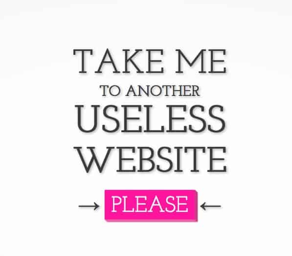 Eine Internetseite gegen Langeweile - theuselessweb