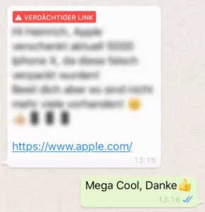 Antivirensoftware Smartphone Phishing WhatsApp