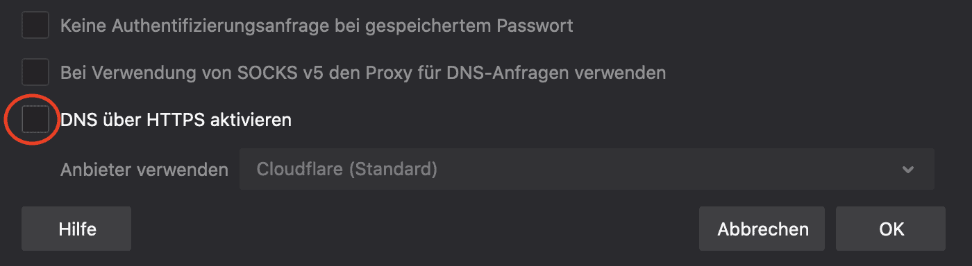 DNS over HTTPS
