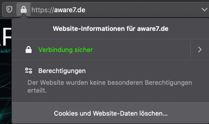 Firefox erzwingt sichere Verbindungen - HTTPS