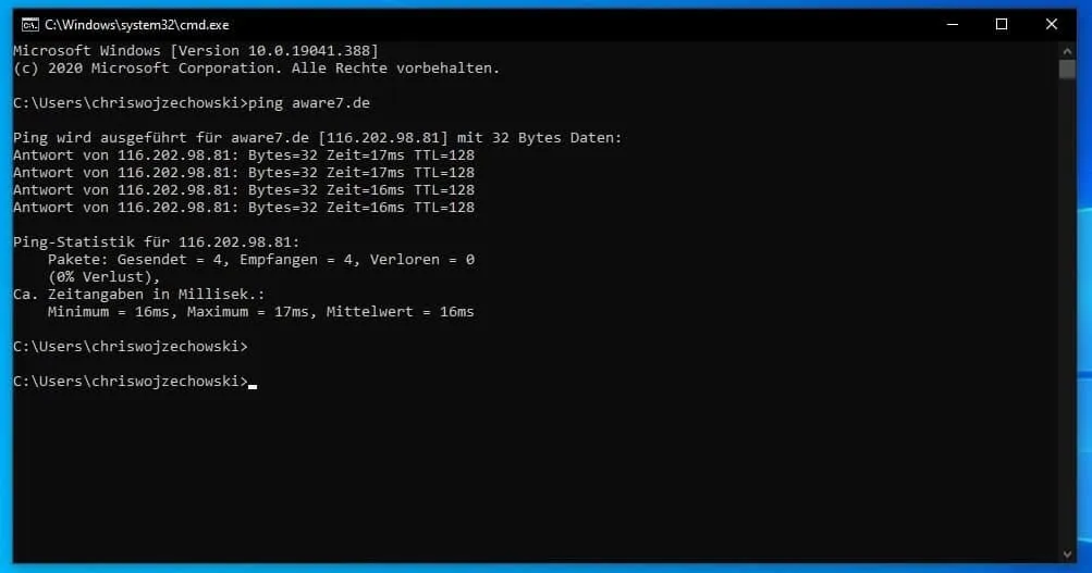 Fremde IP-Adresse herausfinden