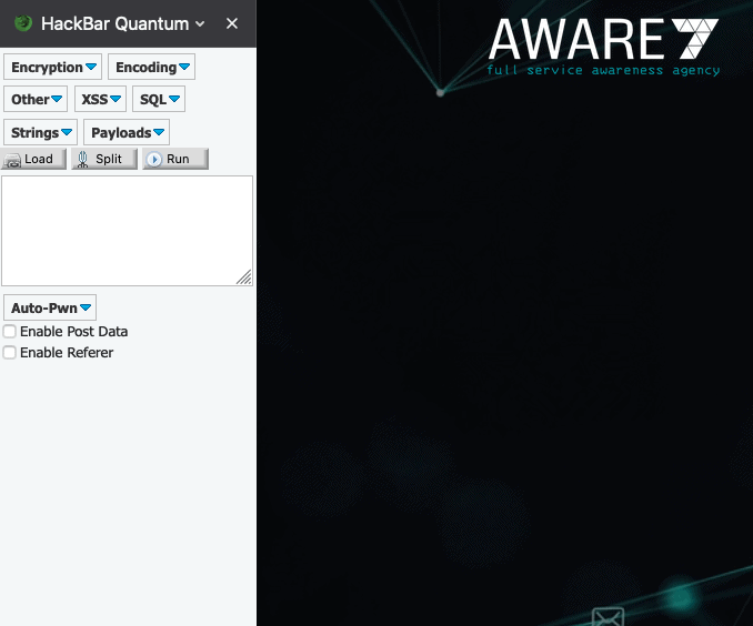 Penetrationstests mit Firefox Plugins Hackbar