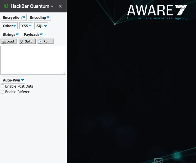 Penetrationstests mit Firefox Plugins Hackbar
