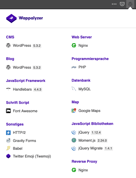 Penetrationstests mit Firefox Plugins Software Identifikation