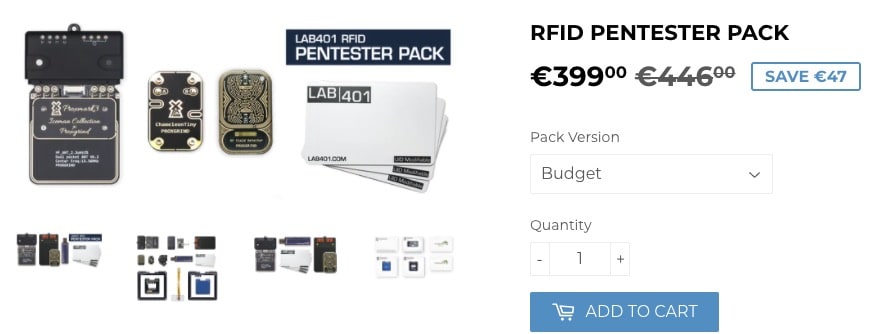 RFID Pentester Pack - Im Hacker Shop 401