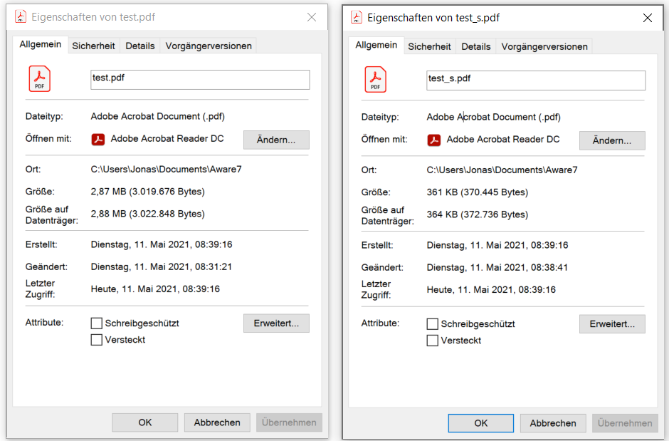 PDF verkleinern - ein Vergleich