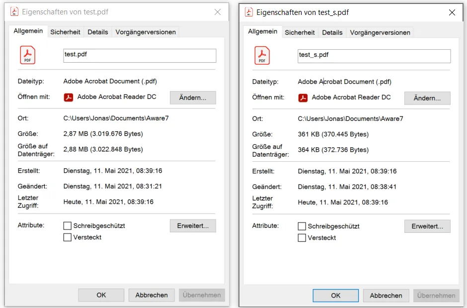 PDF verkleinern - ein Vergleich