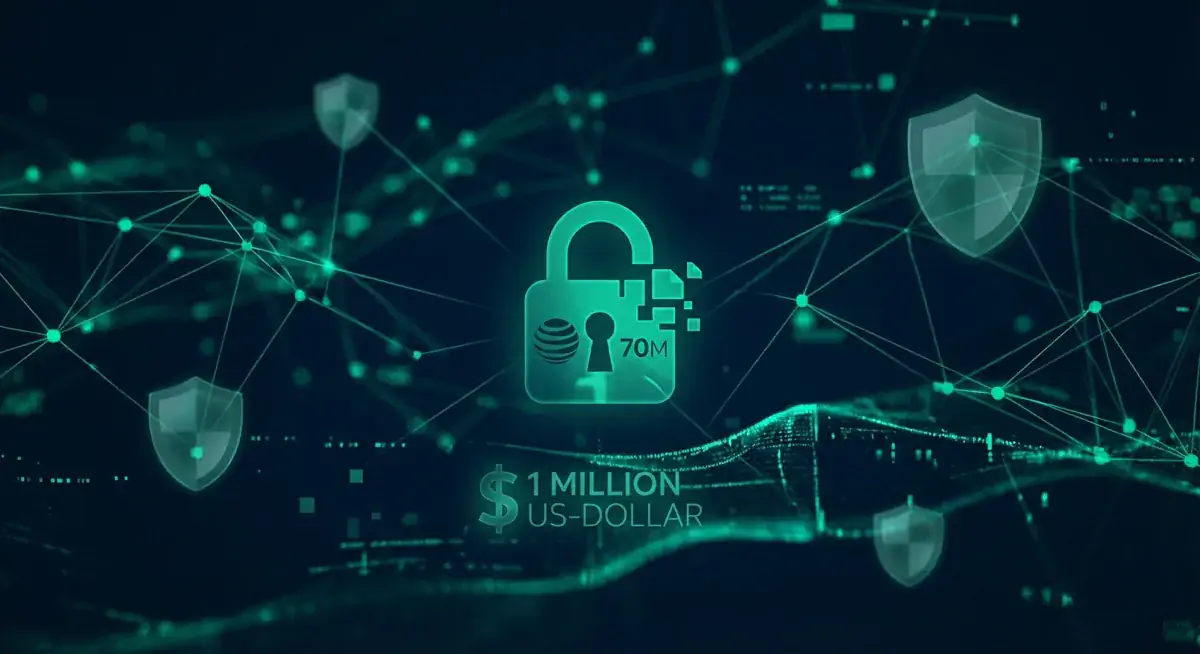 Datenleck bei AT&T - 70 Millionen Kundendaten zum Verkauf! - Illustration zu IT-Sicherheitsbewusstsein und Mitarbeiterschulung