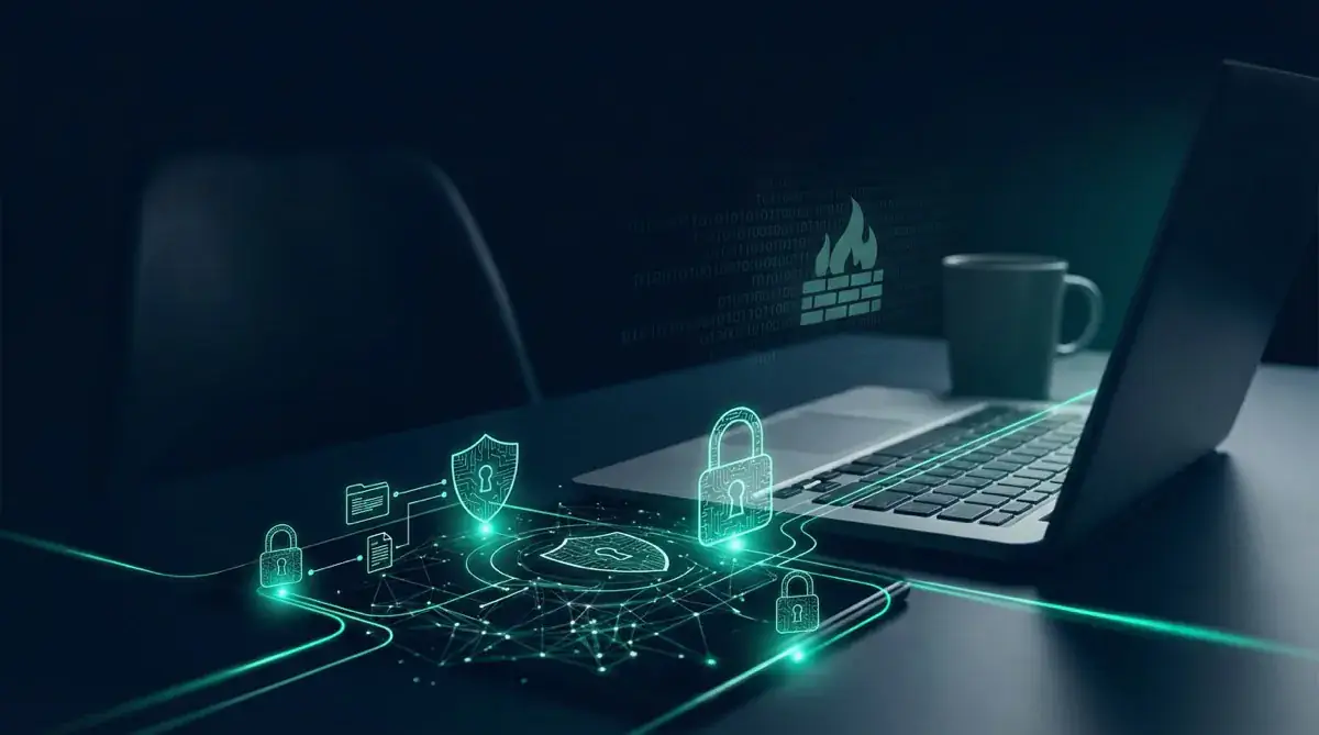 Home Office Risiken erkennen, reduzieren und produktiv bleiben! - Illustration zu IT-Sicherheitsbewusstsein und Mitarbeiterschulung