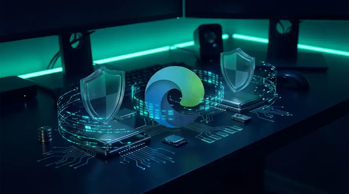 Microsoft Edge stagniert - Fahnenstange erreicht? - Illustration zu IT-Sicherheitsbewusstsein und Mitarbeiterschulung