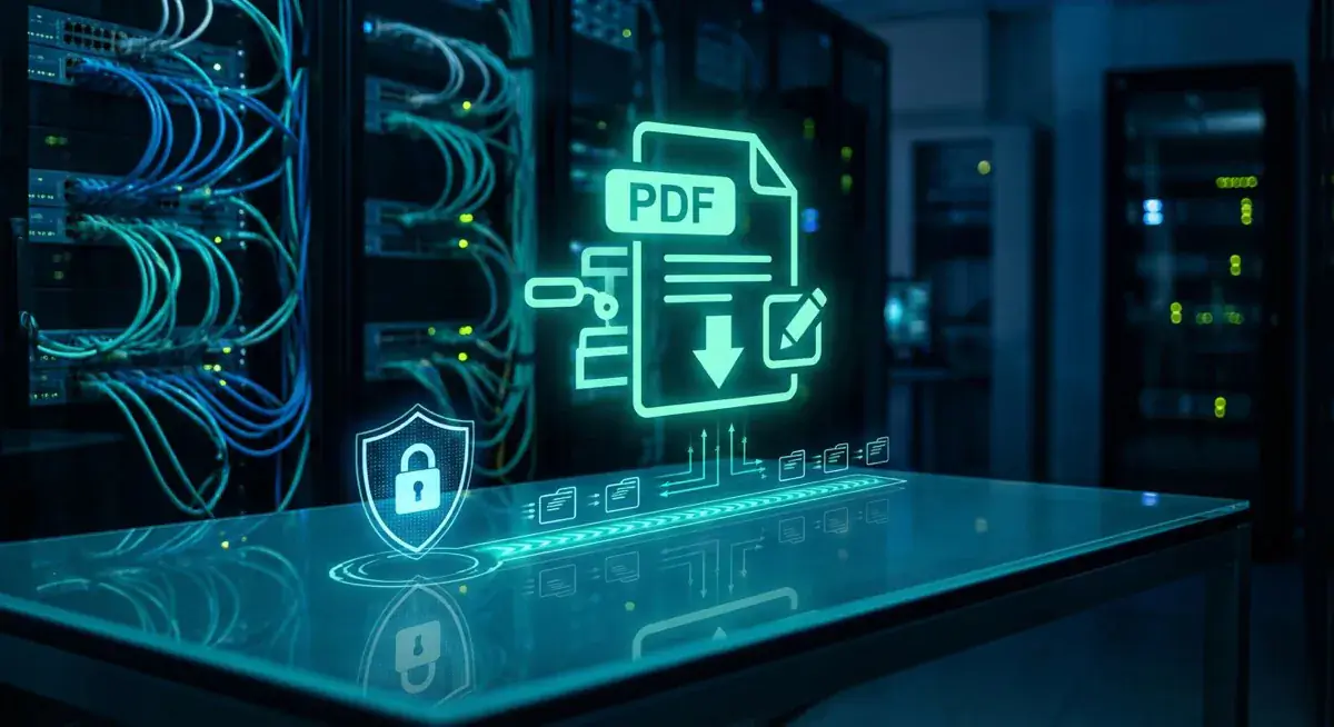 PDF verkleinern und online bearbeiten - so einfach geht es! - Illustration zu IT-Sicherheitsbewusstsein und Mitarbeiterschulung